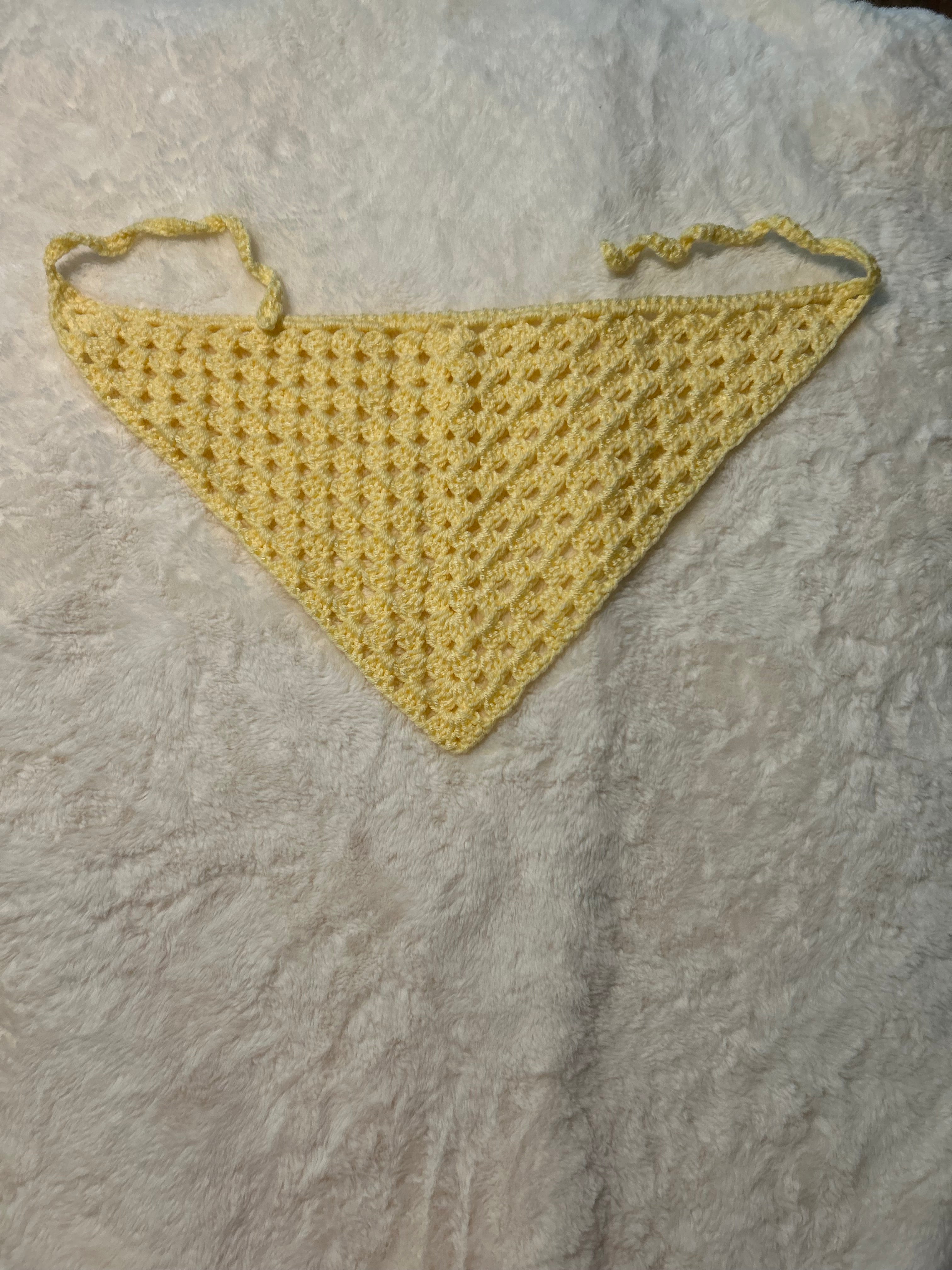 Pastel Yellow  Bandana