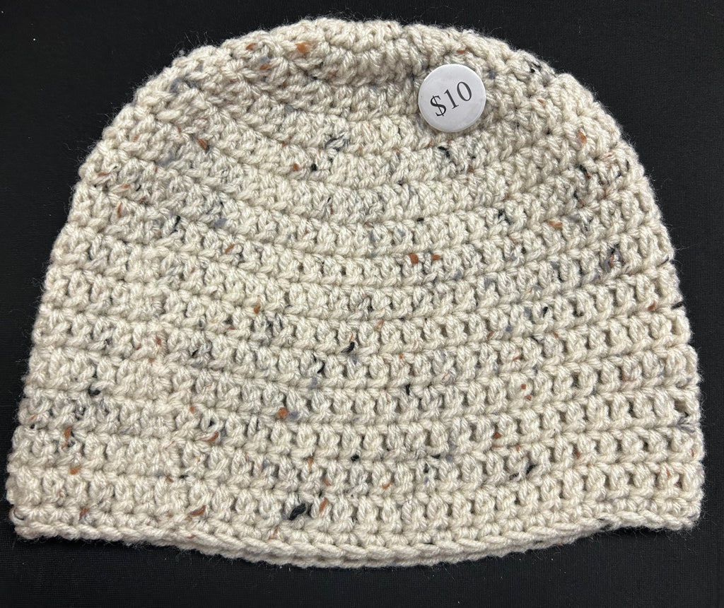 Beige Confetti Beanie