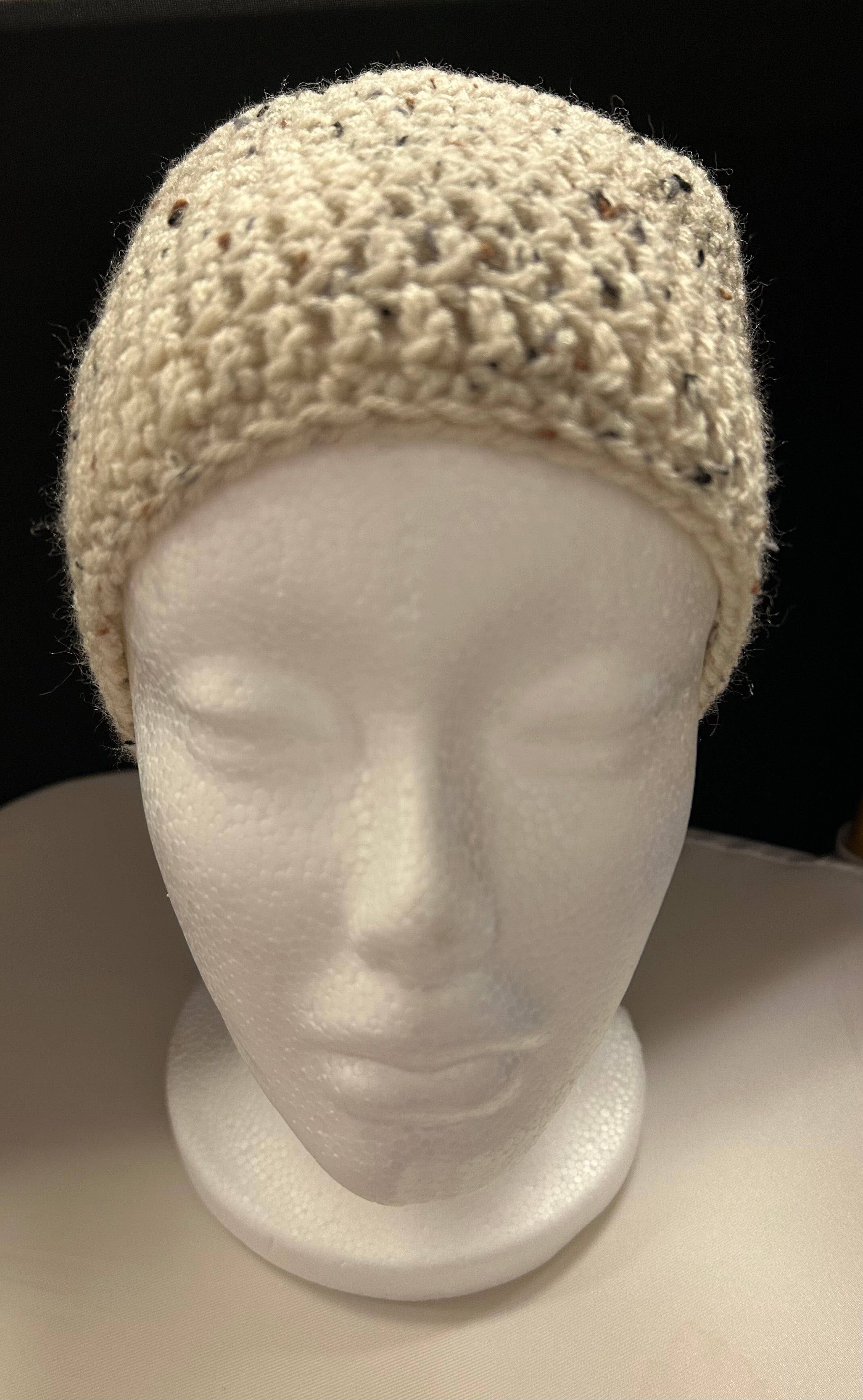 Beige Confetti Beanie